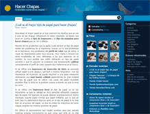 Tablet Screenshot of hacerchapas.com